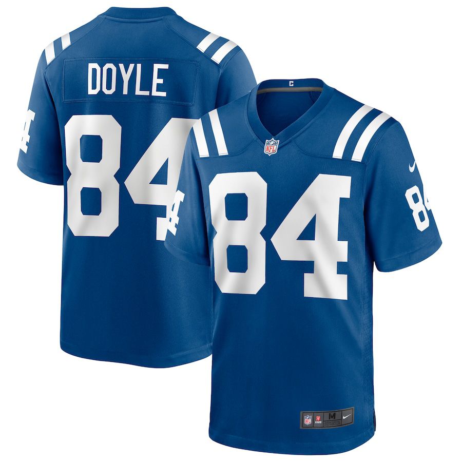 Men Indianapolis Colts 84 Jack Doyle Nike Royal Game NFL Jersey